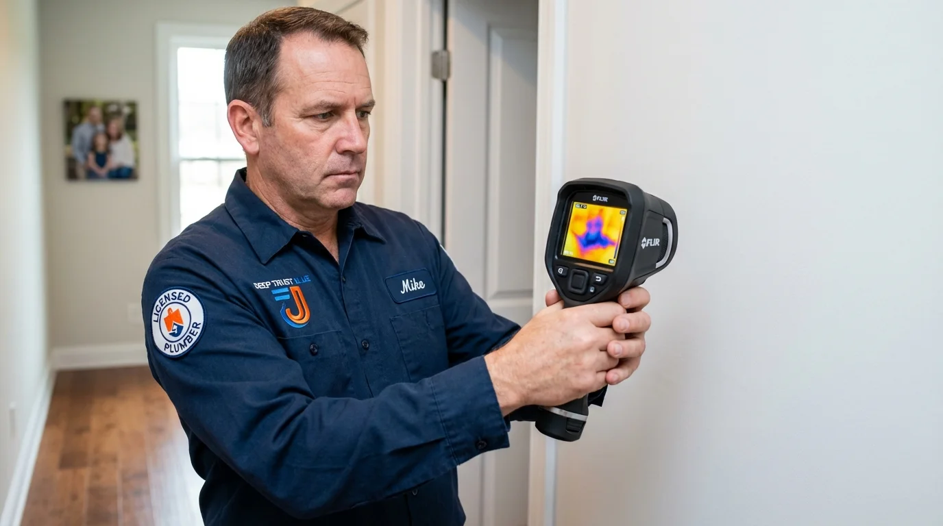 Thermal imaging leak detection by Johns Plumbing LLC in Holdrege